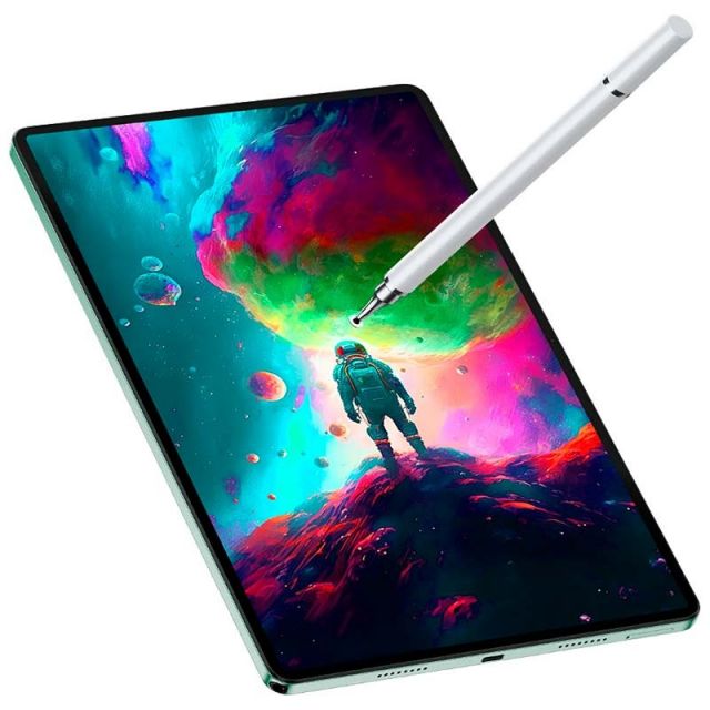 Tablet Oukitel OT8 mostrando su pantalla grande y diseño elegante