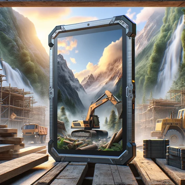 Tablets Oukitel rugerizadas en un entorno de aventura al aire libre, demostrando su durabilidad y resistencia