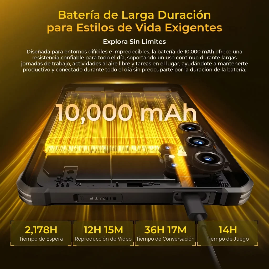 Batería de 10000 mAh de la Oukitel RT11