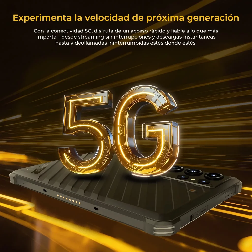 Conectividad 5G de la tablet rugerizada Oukitel RT11
