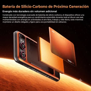 Batería de silicio-carbono de 8000 mAh del Oukitel WP68 Air
