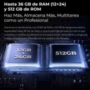 12 GB de RAM y 512 GB de almacenamiento del Oukitel WP100 Plus